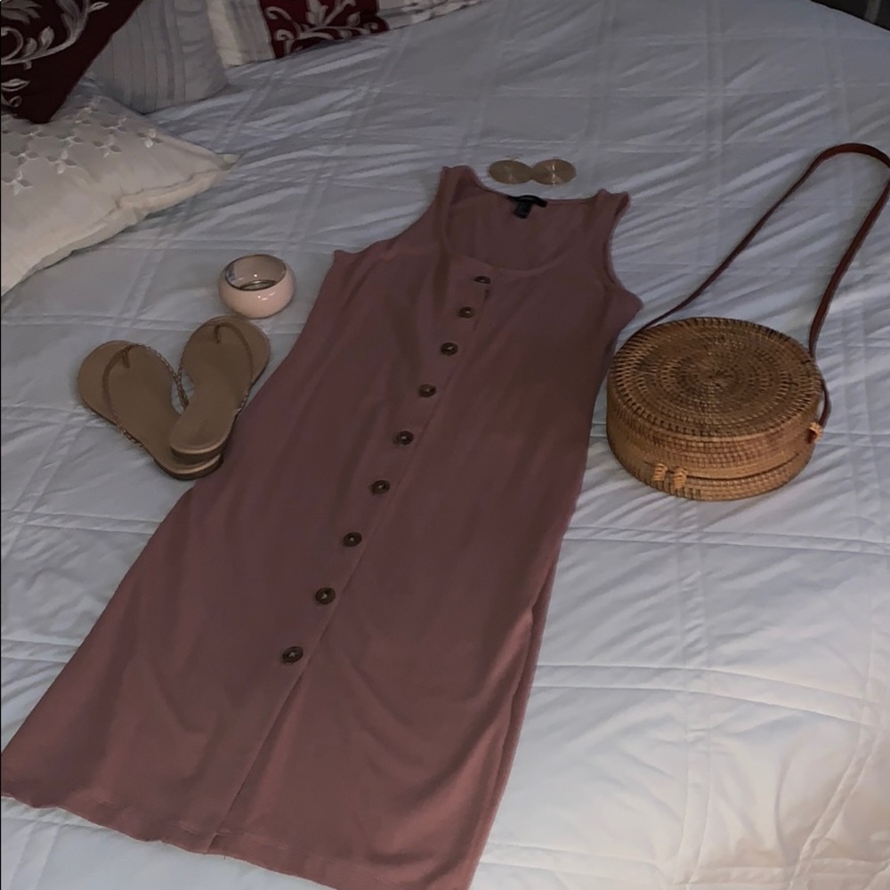 Blush Sleeveless Soft Cotton dress